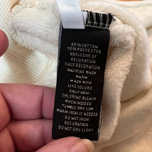 NHL Tampa Bay Lightning Cream Women's Cropped Sweatshirt, EUC, Size L - Picture 6 of 6